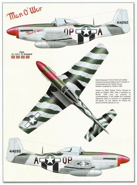 North American P 51d 10 Na Mustang Fighter Aircraft Usaf 1945