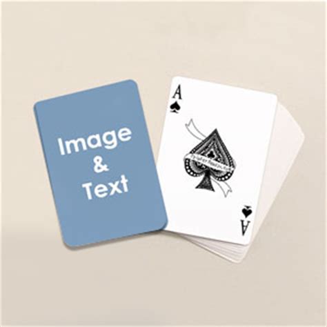 Printed exclusively in q1 quality on the casino web press at the united. Photo Playing Cards Custom Printed Deck