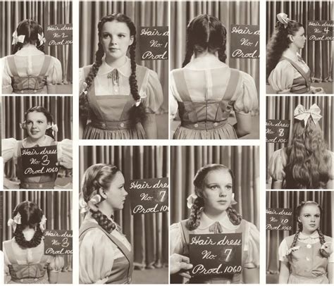 Judy Garland Hair And Costume Tests For “the Wizard Of Oz” 1939 Imgur