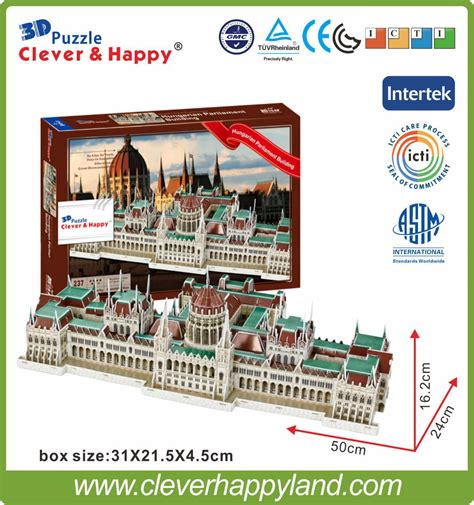 2014 New Cleverandhappy Land 3d Puzzle Model Hungarian Parliament