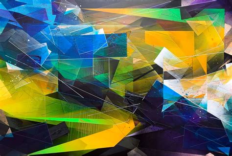Vibrant Abstract Paintings By Bartek Swiatecki Art Abstract Painting