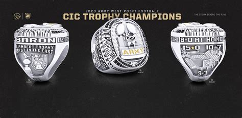 2020 Army West Point Cic Championship Ring Baron Rings