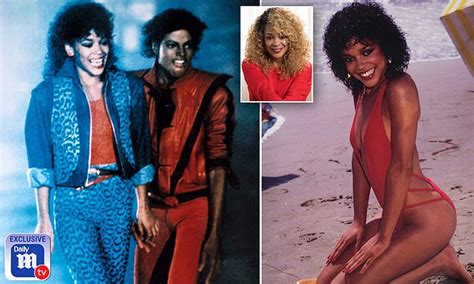 Former Playboy Centerfold Says Michael Jackson Kissed Her During Thriller Video Daily Mail Online