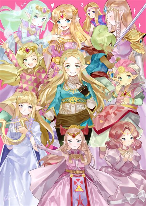 All Princess Zelda Throughout The Years Zelda