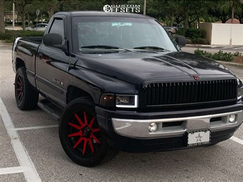 2000 Dodge Ram 1500 With 20x9 Alloy Ion 143 And 27555r20 Uniroyal