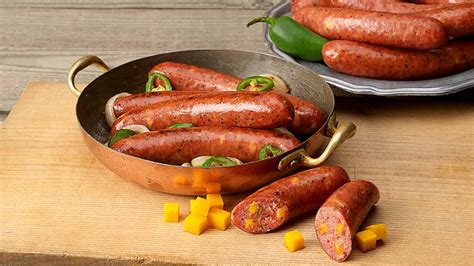 Smoked Cheddar Jalapeño Sausage Three 1 Lb Packages New Braunfels