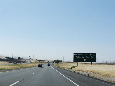 California Aaroads Interstate 580 West San Joaquin County