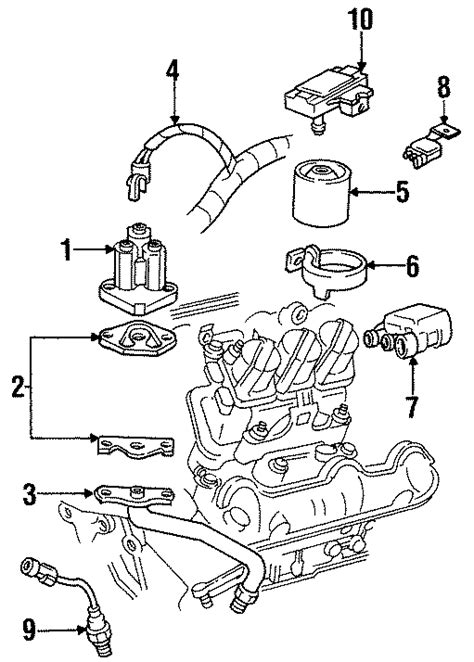 1991 Chevrolet S10 Blazer Exhaust Gas Recirculation Egr Valve Gasket