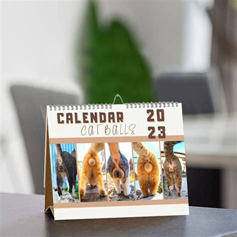 Amazon Com Cat Butthole Calendar X Inches Funny Calendar Month Cat
