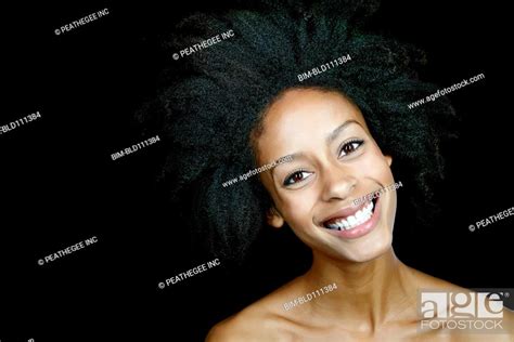 Nude Mixed Race Woman Smiling Stock Photo Picture And Royalty Free