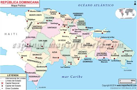 Mapa Republica Dominicana Mapa De La Republica Dominicana