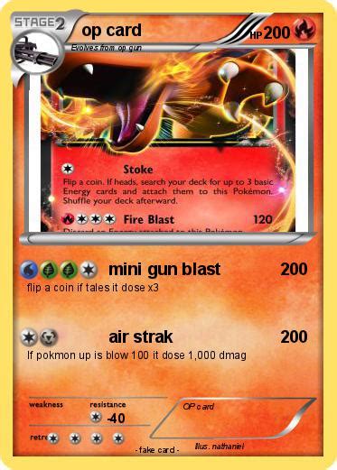 Pokémon Op Card 2 2 Mini Gun Blast My Pokemon Card