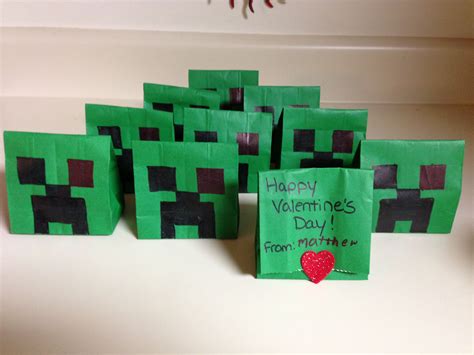 Minecraft Creeper Valentines So Easy To Make Sewing With Friends
