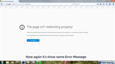 Fix Err Too Many Redirects This Page Isnt Working In Google Chrome Youtube