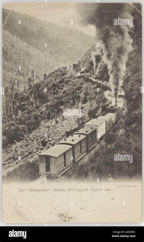 The Rimutaka Incline Wellington Napier Line 1900 1903 New Zealand