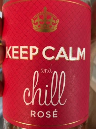 Keep Calm Keep Calm And Chill Rosé Vivino Canada