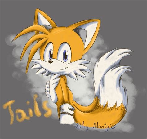 Tails By Montyth Sonic Art Cool Drawings Sonic Fan Art