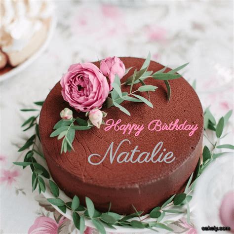 🎂 Happy Birthday Natalie Cakes 🍰 Instant Free Download