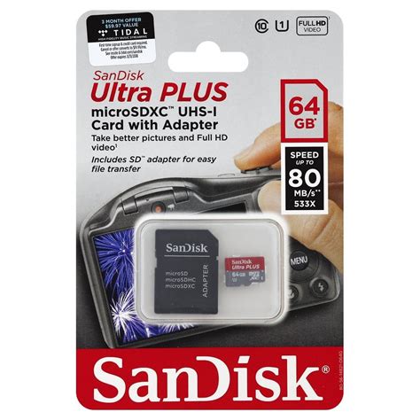 Sandisk Ultra Plus Microsdxc Uhs I Card With Adapter Adapter View