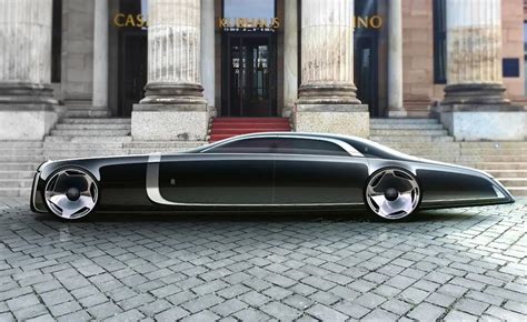 Dreamy Rolls Royce Limousine Exaggerates Proportions But Nails Land