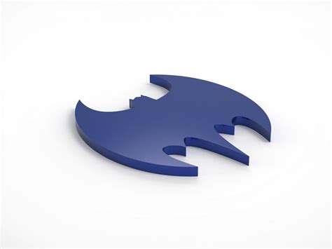 1965 Batman Chest Logo Symbol Emblem 3d Model 3d Printable Cgtrader