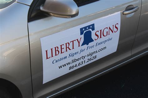 Magnetic Vehicle Signs By Liberty Signs Simpsonville Fountain Inn