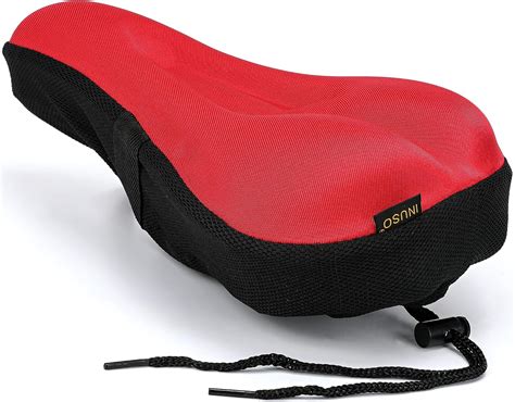 Inuso Bike Seat Cushion Cover For Peloton Exercise Stationary Spin Bike Saddle Padded For Mem