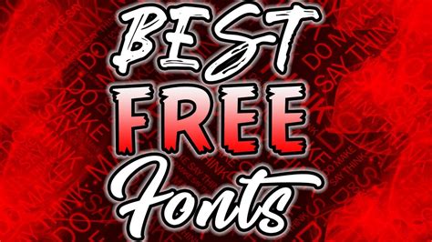 Best Free Fonts For Graphic Design Youtube Vrogue