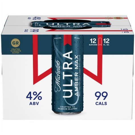 Michelob Ultra Amber Max Light Beer 12 Pk 12 Fl Oz Fred Meyer