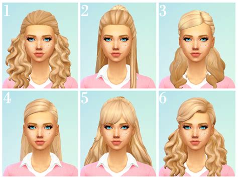 The Sims 4 Cc Maxis Match — Hi Do You Have Any Favorite Half Up Do