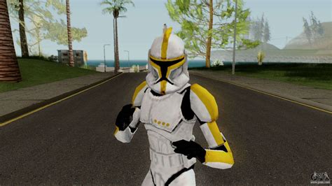 Clone Trooper Yellow Star Wars The Clone Wars For Gta San Andreas