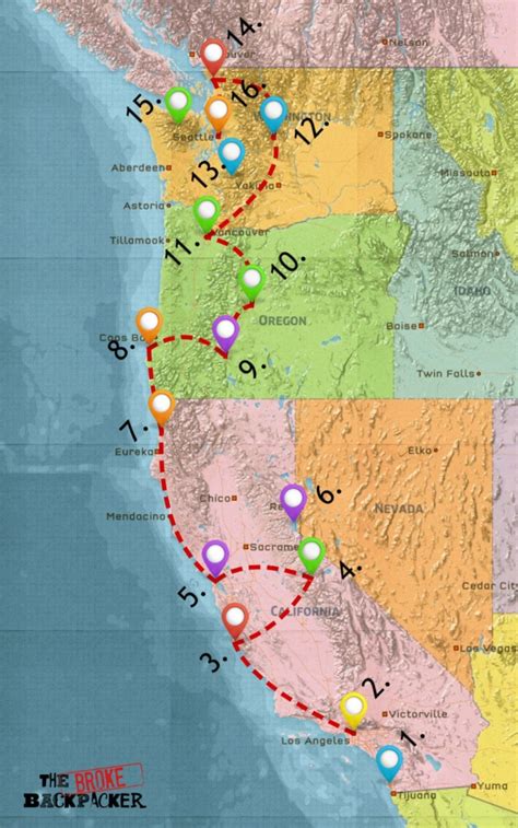Usa West Coast Road Trip Guide July 2019 California