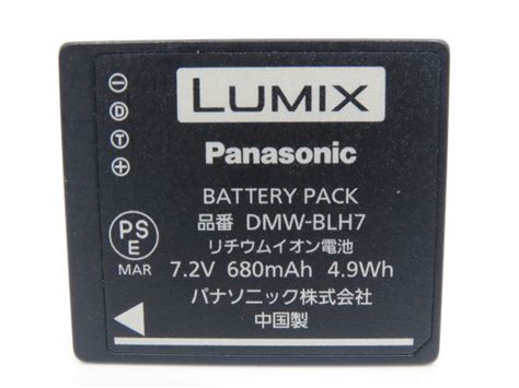 Yahooオークション パナソニック Panasonic Dmw Blh7 純正バッテリ