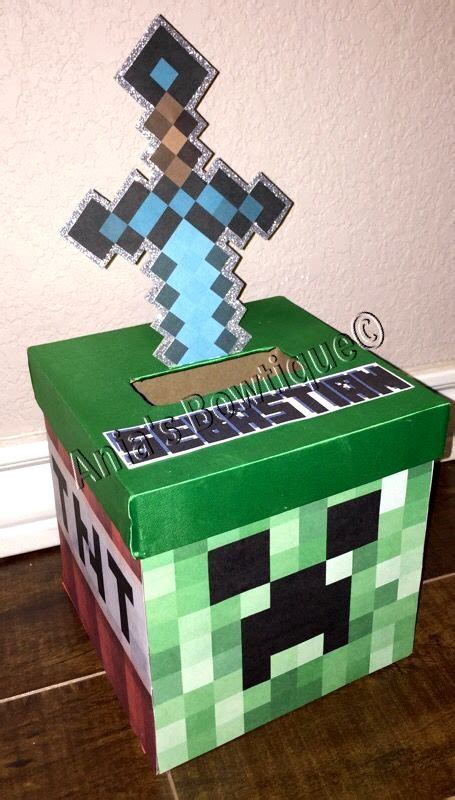The officialfans page of boys valentine. Minecraft Valentine Box Valentines Pinterest Box Minecraft ...