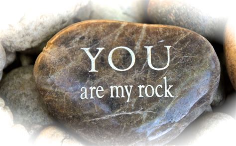 You Are My Rock ~ Engraved Inspirational Rock Inspirational Rocks