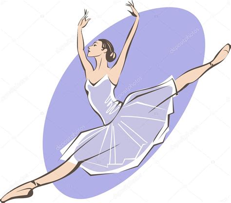 Bailarina De Ballet Vector Gráfico Vectorial © Zubada Imagen 5455285