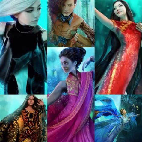 The Waterfire Mermaids Astrid Becca Ava Neela Ling And Serafina
