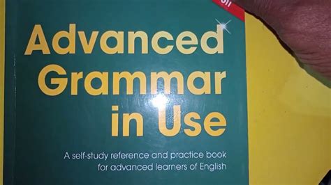 Advanced Grammar In Use Book Review Youtube