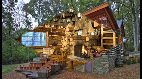 Log cabins have smaller, cozy layouts. Best Log cabin decorating ideas - YouTube