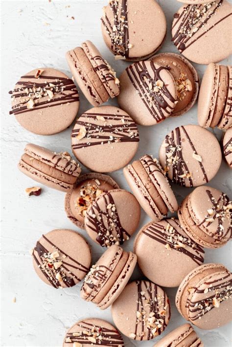 Chocolate Macarons With Nutella Buttercream Recipe Barley Sage
