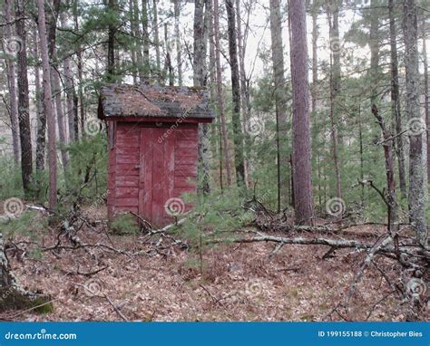 Outhouse In The Forest Stock Photography 9131708