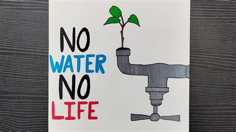 Save Water Poster Drawing Save Nature Nature Posters Poster Making The Creator Drawings