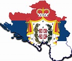 Greater Kingdom Of Serbia Map With Flag by KaradzicsBlankMaps on DeviantArt