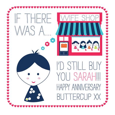 Fun Wife Shop Birthday Or Anniversary Card By Allihopa