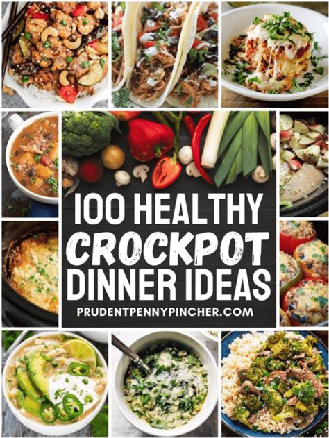 100 Healthy Crockpot Recipes Prudent Penny Pincher