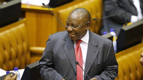 cyril ramaphosa elected south africa s president amid dissent in parliament bt
