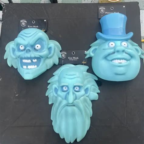 Disney Haunted Mansion Ghosts Spirit Halloween Masks Phineas Ezra Gus