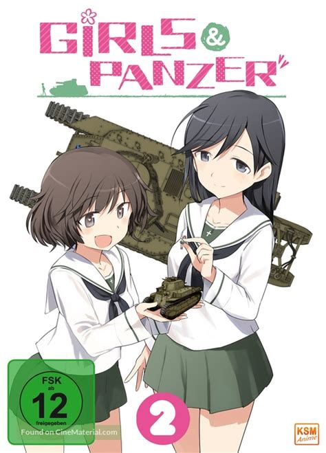Girls Und Panzer 2012 German Dvd Movie Cover