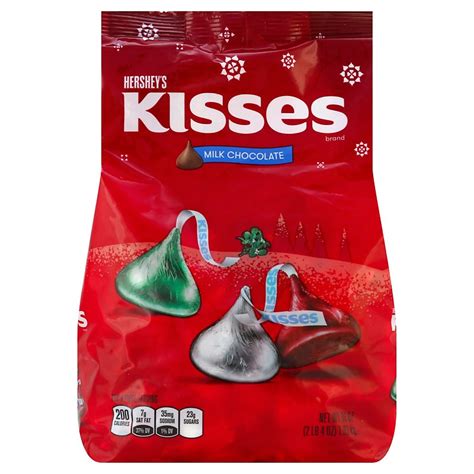 Hersheys Christmas Milk Chocolate Kisses Party Bag Shop Snacks