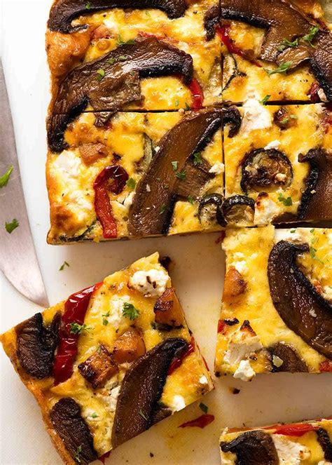 Baked Vegetable Frittata Recipetin Eats